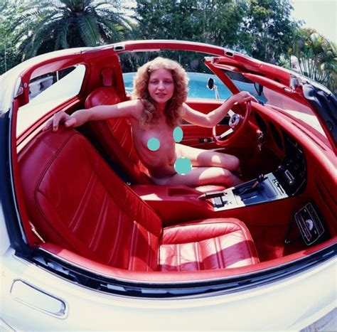 Vintage 1970s Color 120 Film Slide Artistic Nude Woman In Corvette Car W 16 EBay