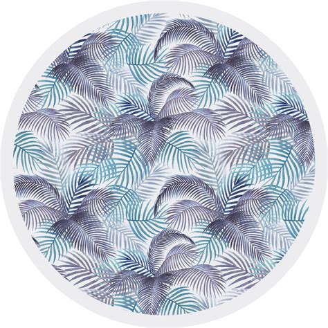 Tapis Vinyle Plantes Motif De Feuille De Palmier