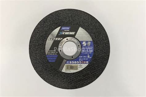 Круг отрезной 125х1.0х22.23 NORTON X-TREME LIFE A60V BF41. Магазин ...