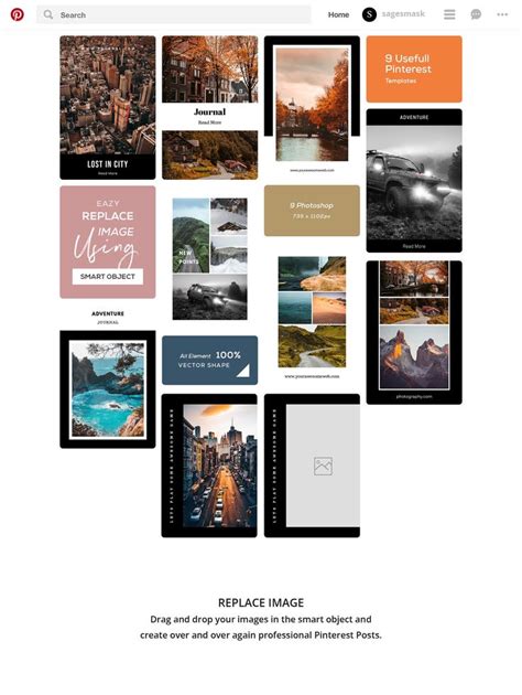 Pinterest Templates Vol. 2 #catchy#bold#personal#design