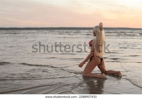Beautiful Woman Sexy Bikini On Beach Stock Photo 2288907431 Shutterstock
