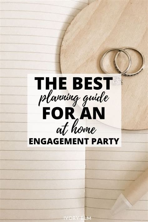 The Ultimate Guide To Plan Your Engagement Party At Home In