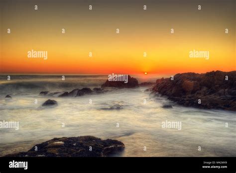 South Africa Capetown Beach Sunset taken in 2015 Stock Photo - Alamy