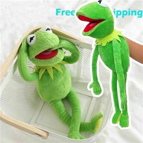 61 Kids Ts Big Full Body Kermit The Frog Hand Puppet Soft Plush