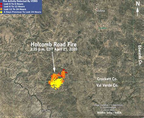 Holcombe Road Fire burns thousands of acres in Texas - Wildfire Today