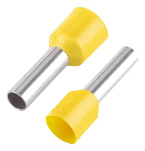 Terminal El Trico Ilh S Pino Tubular Mm Amarelo