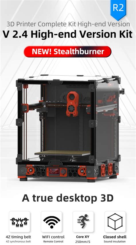 SIBOOR Voron2 4 R2 DIY CoreXY 3D Printer Kit 350mm Upgraded