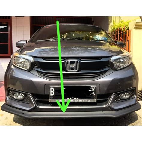 Jual Front Lips Bumper Honda Mobilio Type E Dan S Shopee Indonesia