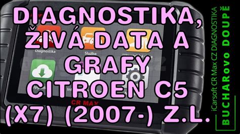 Icarsoft Cr Max Cz Diagnostika Iv Data A Grafy Citroen C