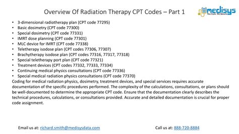 PPT Overview Of Radiation Therapy CPT Codes Part 1 PowerPoint