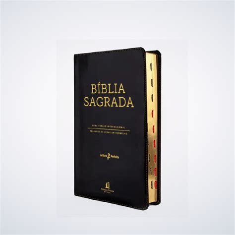 Biblia Nvi Grande Luxo Perfeita Preta Betel Center Gospel