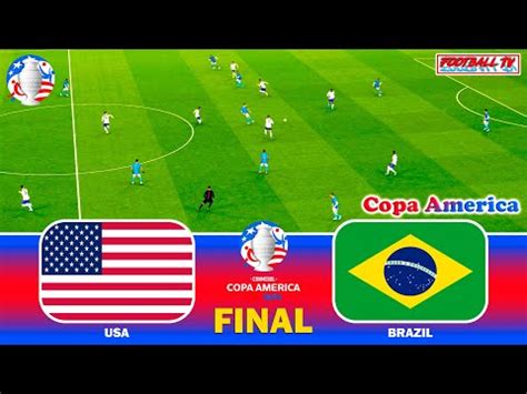 USA Vs BRAZIL Final Copa America 2024 Full Match All Goals