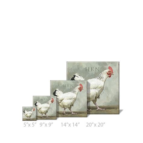 Darren Gygi Home Collection Pasture Hen Giclee Wall Art On Canvas By Darren Gygi Print Wayfair