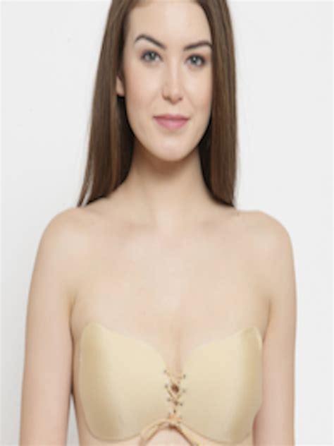 Buy Prettycat Beige Solid Non Wired Lightly Padded Push Up Bra Pc Sti