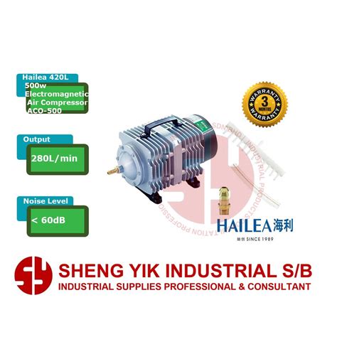 Hailea 420L Electromagnetic Air Compressor ACO 500 Shopee Malaysia