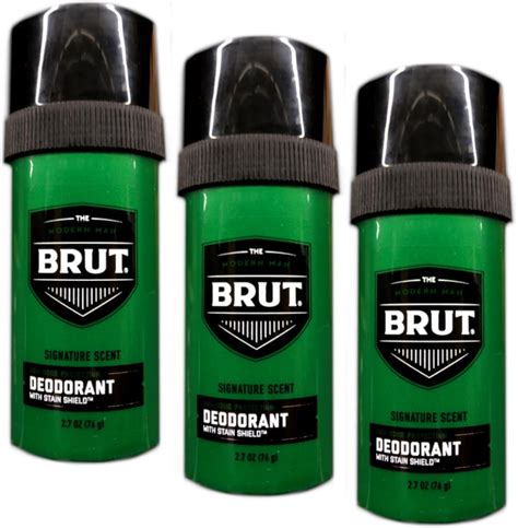 Amazon Brut Deodorant 2 7 Ounce Round Solid Classic Pack Of 3