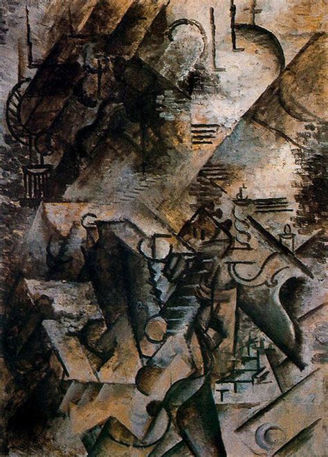 Donna Con Chitarra E Le Pianoforte 1911 Di Pablo Picasso 1881 1973