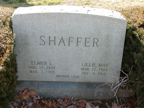 Elmer Leroy Shaffer 1907 1993 Find A Grave äreminne