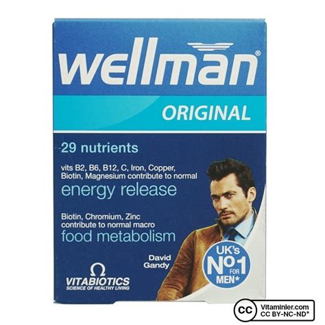 Vitabiotics Wellman Original 30 Tablet Vitaminler