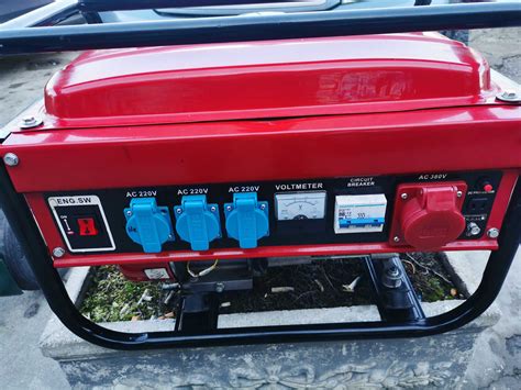 Генератор за ток+газ 3500W 3.0-3.5 KW 7.5 к.с.агрегат тип Honda Хонда ...