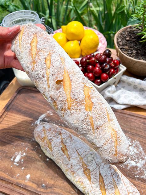 Quick Sourdough Baguettes Recipe Bright Moment Co