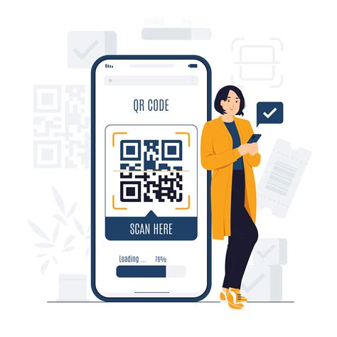 Qr Code Scan To Pay Concept Illustration 11854381 Vector Art At Vecteezy