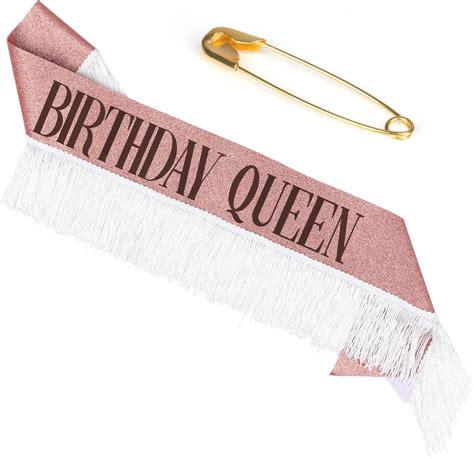 Kastwave Happy Birthday Sash And Crown Birthday Sash And Tiara For