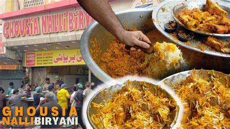 World Famous Ghousia Nalli Biryani Food Street Karachi Pakistani