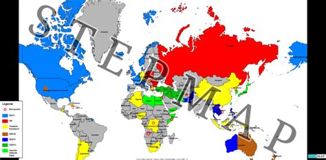 Stepmap Kalter Krieg Landkarte F R Welt