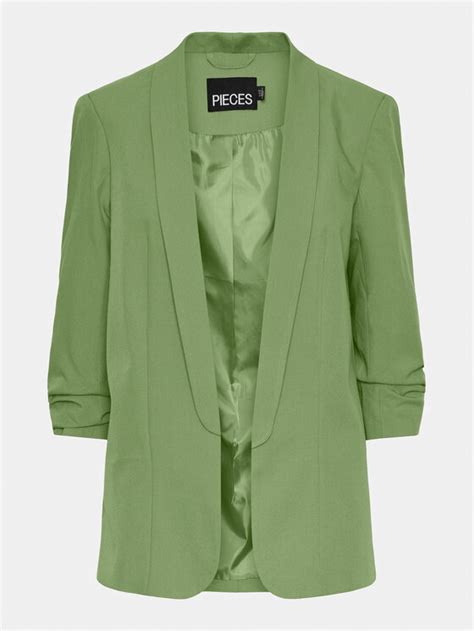 Pieces Sacou Bosella Verde Regular Fit Modivo Ro