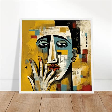 Pablo Picasso Abstract Face Art Print Painting, Picasso Poster, Picasso ...