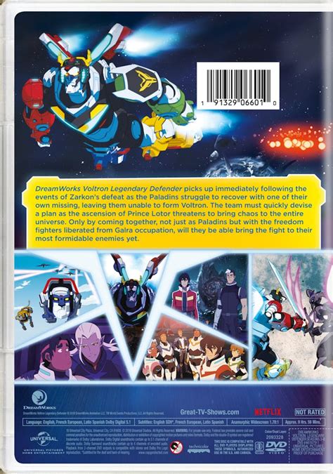 Buy Voltron Legendary Defender Seasons 3 6 Dvd Set Dvd Gruv