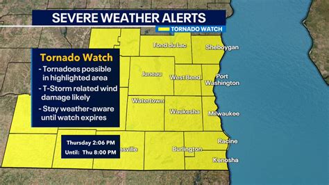 Fox Weather On Twitter A Tornado Watch Has Been Issued For Parts Of