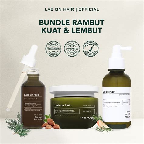 Lab On Hair Bundle Ampoule Scalp Spray Hair Mask Paket Ampoule