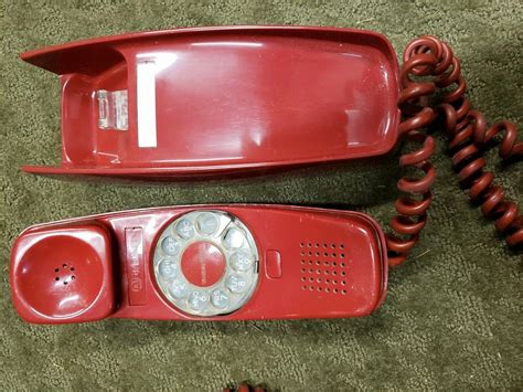 western electric bell system complete red trimline