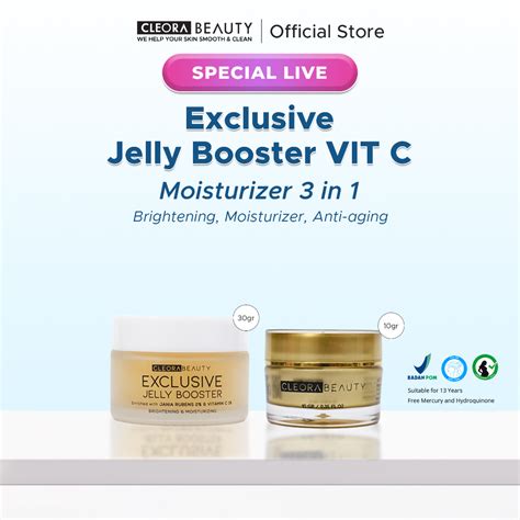 Jual Special Live Cleora Jelly Booster Vit C Moisturizer Untuk