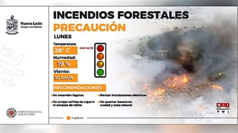 Alertan Por Incendios Forestales En Nuevo León Abc Noticias