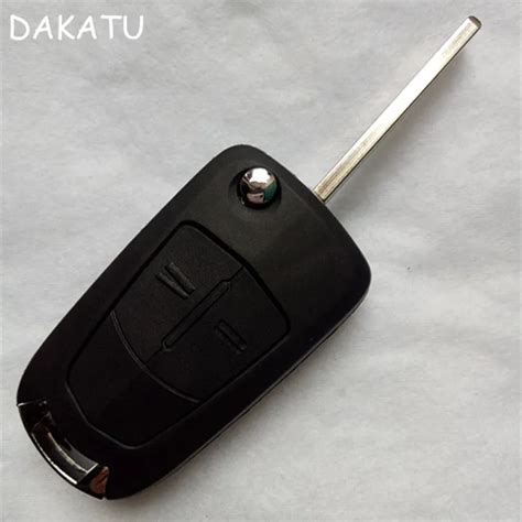 Dakatu Buttons Flip Remote Folding Car Key Fob Case For Vauxhall Opel