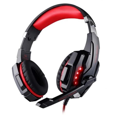 Headset Gamer Profissional Kotion Each G9000 Preto Vermelho The Kase