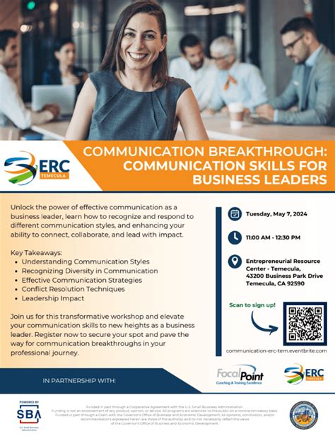 Calendar • Communication Breakthrough: Communication Skills