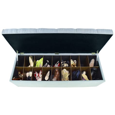 Sole Secret Obsession Button-tufted Linen Storage Bench - On Sale - Bed