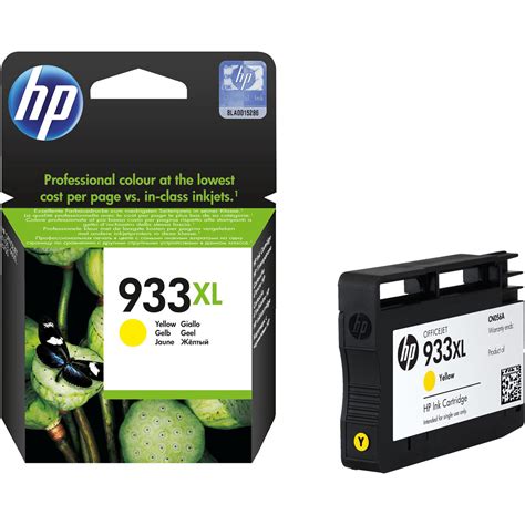 Original Hp 933xl Yellow High Capacity Ink Cartridge Cn056ae Hp