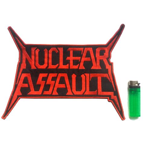 NUCLEAR ASSAULT Logo(Embroidered Back Patch) | Postarmagedon Metal Distribution - Metal Online Shop