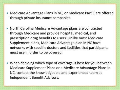 Medicare Advantage Plans In Charlotte Raleigh Durham Nc Ppt Download