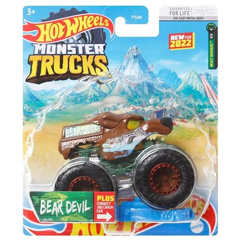 Hot Wheels Monster Truck Bear Devil Aredi Ru