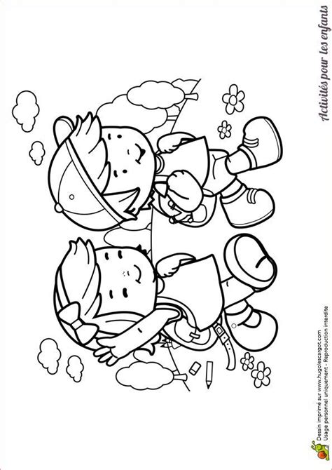 14 Simple Coloriage Rentrée Des Classes Pics en 2021 Coloriage