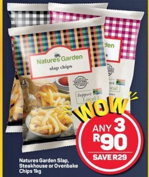 Natures Garden Slap Steakhouse Or Ovenbake Chips Kg Offer At Pick N Pay