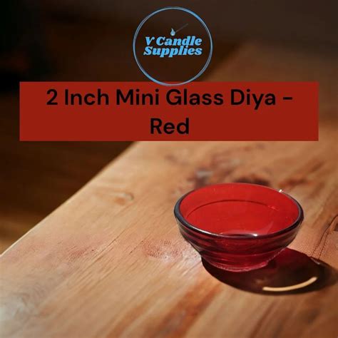 2 Inches Mini Glass Diya Red Set Of 10 Pc 25 Pc 50 Pc At Rs 25