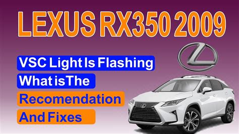 Check Engine And Vsc Light On Lexus Rx 350 Shelly Lighting