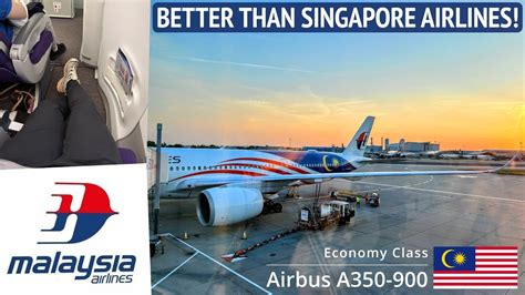 Hours With Malaysia Airlines Airbus A Economy Trip Report